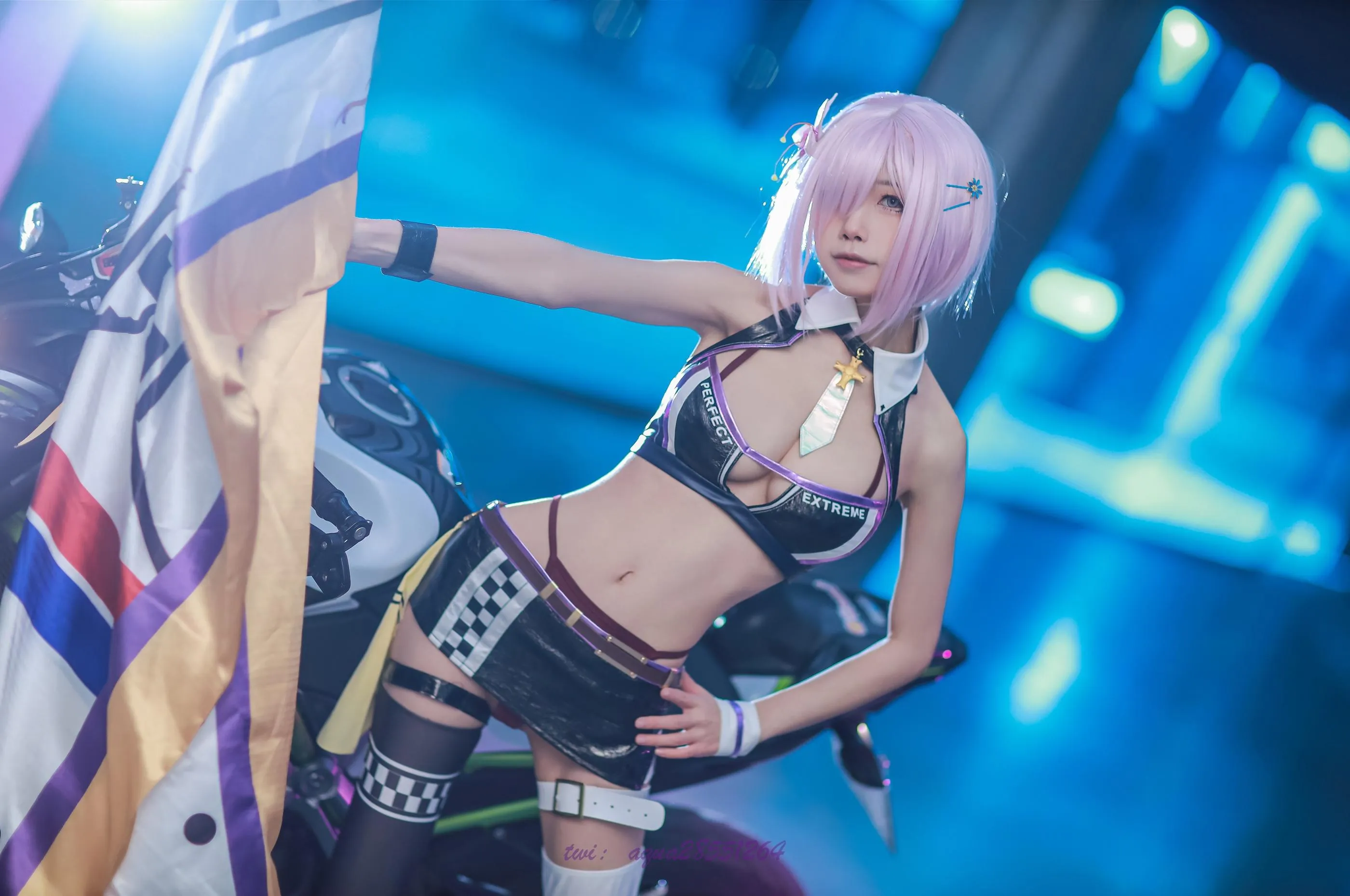 水淼Aqua – NO.97 玛修-同人机车装 [38P]插图6
